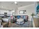 Inviting living room featuring an open floor plan concept, connected to kitchen at 17724 Gawthrop Dr # 402, Bradenton, FL 34211