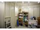 Practical storage room with shelves, ideal for organizing and storing household items and supplies at 2504 Avenue B # A, Bradenton Beach, FL 34217