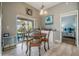 Dining nook offering backyard views and easy access to the living spaces and bedroom at 29312 Marker Loop, San Antonio, FL 33576