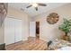 Bedroom with closet and desk at 313 Old Windsor Way, Spring Hill, FL 34609