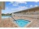 A relaxing hot tub and pool in a beautifully maintained community recreational area at 37545 Lilly Bea Ave, Zephyrhills, FL 33541