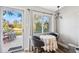 Cozy breakfast nook bathed in natural light at 3829 Trophy Blvd, New Port Richey, FL 34655