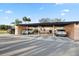 Carport area offering covered parking spaces for residents, providing protection from the elements at 3829 Trophy Blvd, New Port Richey, FL 34655
