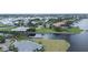 Waterfront community featuring luxury homes, private docks, and scenic waterways at 407 Sandsend Ct, Apollo Beach, FL 33572