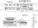 Architectural plans featuring a home's front and rear elevations with detailed features at 520 74Th St, Holmes Beach, FL 34217
