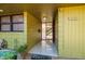 Open entryway with view of staircase, light terrazzo floor, and access to outside area at 724 69Th S Ave, St Petersburg, FL 33705