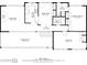 Detailed floor plan of the home showcasing the layout of rooms, including the dining room and covered patio at 724 69Th S Ave, St Petersburg, FL 33705