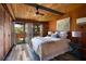 Main bedroom featuring hardwood accents, and a ceiling fan at 724 69Th S Ave, St Petersburg, FL 33705