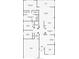 Detailed floor plan showcasing the layout of the house, including room dimensions at 8220 Round Leaf Ln, Riverview, FL 33578