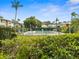 Community pool, surrounded by lush landscaping, offering a relaxing and convenient amenity at 8303 Bardmoor Blvd # 105, Seminole, FL 33777