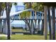 Picturesque gazebo with swing benches, surrounded by palm trees on a waterfront location at 4851 W Gandy Blvd # B5L19, Tampa, FL 33611