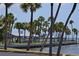 Picturesque waterfront showcasing swaying palm trees, picnic spots, and tranquil water, ideal for serene community living at 4851 W Gandy Blvd # B5L19, Tampa, FL 33611