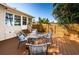 This outdoor deck provides a peaceful place for outdoor seating and enjoyment at 826 Paradise Blvd, Tarpon Springs, FL 34689