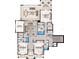 Second-floor floor plan featuring bedrooms, bathrooms, a studio, a rec room, and a second-floor lanai at 1 Avonwood, Tampa, FL 33625