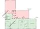 Detailed floor plan showcasing layout, room sizes, and a screened porch at 11601 86Th Ave, Seminole, FL 33772