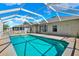 Screened in pool with a covered lanai is perfect for relaxing or entertaining at 1665 Bonita Bluff Ct, Ruskin, FL 33570