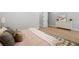 Bedroom with a plush bed and neutral tones plus hardwood floors and bright windows at 216 N Hesperides St, Tampa, FL 33609