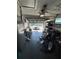 View of the garage showing the open garage door at 2344 Tahitian Dr, Holiday, FL 34691