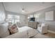 Bright living room featuring modern decor, comfortable seating, and natural light at 2918 W Ellis Dr, Tampa, FL 33611