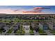 Charming suburban homes line a well-manicured street with a serene pond view, showcasing a Gathering-friendly neighborhood at 31386 Penny Surf Loop, Wesley Chapel, FL 33545