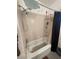 Shower over tub combination featuring standard shower head and tiled walls at 3225 11Th N Ave, St Petersburg, FL 33713