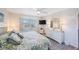 Serene bedroom featuring a ceiling fan, and a neutral color scheme for a relaxing atmosphere at 387 S Mcmullen Booth Rd # 16, Clearwater, FL 33759