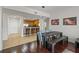 Charming dining room flowing into an open kitchen with stainless steel appliances at 628 Cleveland St # 1507, Clearwater, FL 33755