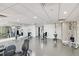 A spacious gym featuring modern exercise equipment and ample natural light at 628 Cleveland St # 1507, Clearwater, FL 33755