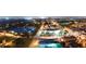 Stunning aerial night view of the city and surrounding areas at 628 Cleveland St # 1507, Clearwater, FL 33755