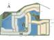 An aerial view shows a planned community with ponds, walking paths, and planned home sites at 746 Steel Dr, Apollo Beach, FL 33572