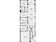 Detailed floor plan showing layout of bedrooms, kitchen, and living spaces at 746 Steel Dr, Apollo Beach, FL 33572