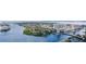 Aerial view of condo complex along the water with city views at 111 N 12Th St # 1819, Tampa, FL 33602