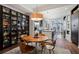Open kitchen with island seating, and a view to a dining area and living area at 111 N 12Th St # 1819, Tampa, FL 33602