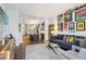 Comfortable living room featuring a modern design and bright, natural light throughout at 111 N 12Th St # 1819, Tampa, FL 33602