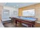 Well-appointed game room showcasing a pool table and comfortable seating at 111 N 12Th St # 1819, Tampa, FL 33602