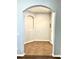Entryway with arched opening and tiled floor at 11566 Balintore Dr, Riverview, FL 33579