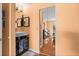 Bathroom featuring vessel sink, dark cabinets, and a mirrored closet along with hardwood floors at 12308 Sun Vista W Ct # 45, Treasure Island, FL 33706