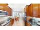 Inviting eat-in kitchen with granite countertops and stainless steel appliances at 15644 Aurora Lake Cir, Wimauma, FL 33598