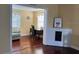 View of the home office with a desk and window at 425 Highland Ct, Dunedin, FL 34698