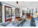 Inviting living room featuring hardwood floors, comfortable seating and seamless access to a home office at 436 12Th Ne Ave, St Petersburg, FL 33701