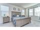 Comfortable bedroom featuring a queen bed, matching nightstands, and ample natural light for a cozy ambiance at 11605 Cleyera Ct, Riverview, FL 33579
