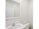 Close up of bathroom sink and mirror at 1515 14Th S St, St Petersburg, FL 33705