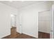 Cozy bedroom with doorway view and large open closet at 1515 14Th S St, St Petersburg, FL 33705