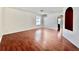 Spacious living room with hardwood floors and abundant natural light at 1945 Fruitridge St, Brandon, FL 33510