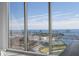Stunning water views from large windows overlooking a marina and stadium seating at 301 1St S St # 1201, St Petersburg, FL 33701
