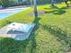 Cornhole game set up on a grassy area near other community recreation at 4275 Castlebridge Ln # 1325, Sarasota, FL 34238