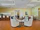 The lobby provides a cozy gathering area with comfortable chairs and easy access to the billiards room at 4275 Castlebridge Ln # 1325, Sarasota, FL 34238