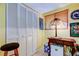 Kitchen scene featuring ample storage space and light from window at 9433 Harbor Greens Way # 405, Seminole, FL 33776