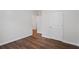 An empty bedroom with hardwood floors and white walls, ready for personalization at 1001 Newton S Ave, St Petersburg, FL 33705