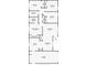 Detailed floor plan showcasing the layout of the house with dimensions for each room at 1225 Harvest Home Ct, Ruskin, FL 33570
